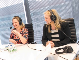 Ellen Davis (left) and Martine Reardon (right) chat about retail careers and trends.